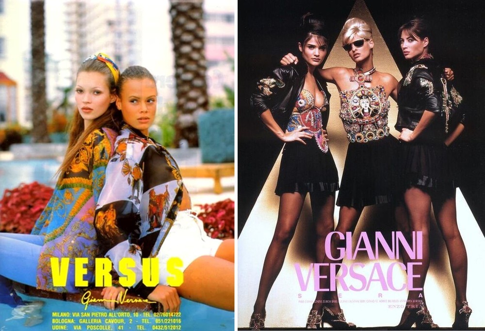 Young Versace and Versus 1993