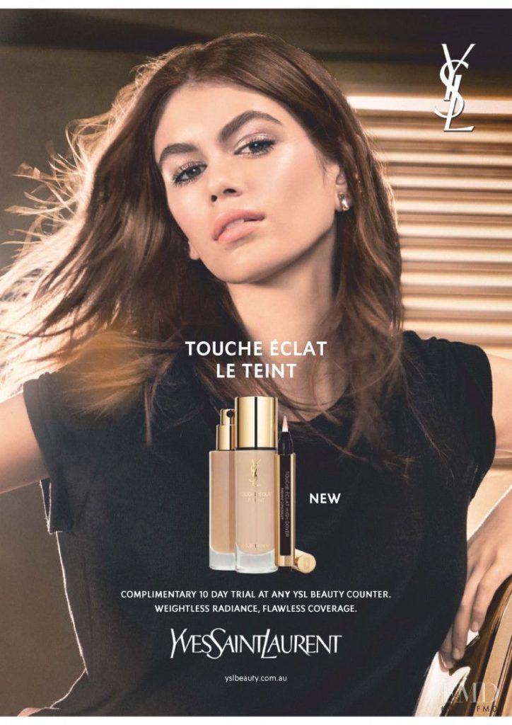 Yves Saint Laurent Kaia Gerber 2019 Ad