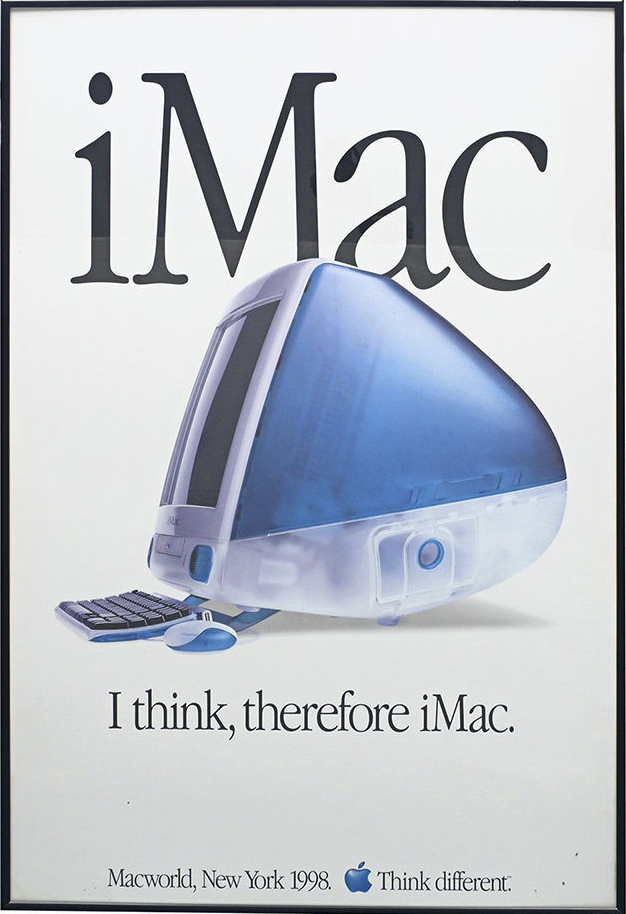 iThink therefore iMac poster